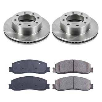Callahan Brake Parts® - Plain Front Brake Kit