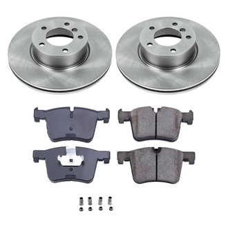 Callahan Brake Parts® - Plain Front Brake Kit