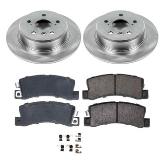 Callahan Brake Parts® - Plain Rear Brake Kit