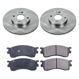 Callahan Brake Parts® - Plain Front Brake Kit