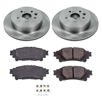 Callahan Brake Parts® - Plain Rear Brake Kit