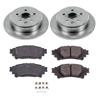 Callahan Brake Parts® - Plain Rear Brake Kit