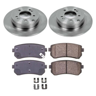Callahan Brake Parts® - Plain Rear Brake Kit