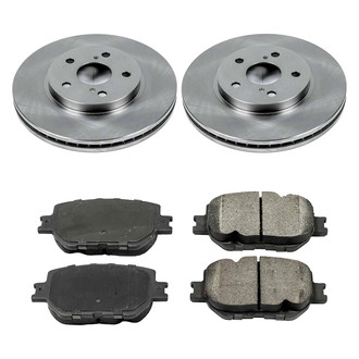 Callahan Brake Parts® - Plain Front Brake Kit