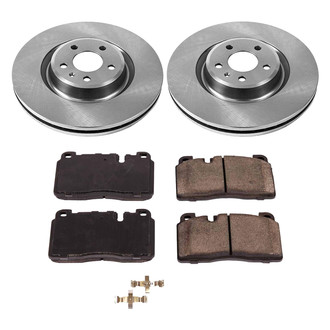 Callahan Brake Parts® - Plain Front Brake Kit