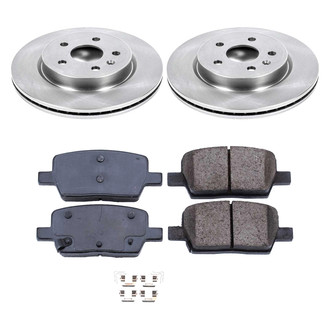 Callahan Brake Parts® - Plain Rear Brake Kit