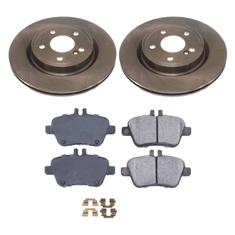 Callahan Brake Parts® - Plain Rear Brake Kit