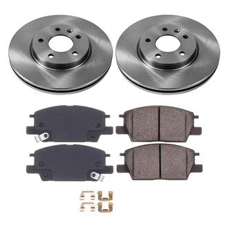 Callahan Brake Parts® - Plain Front Brake Kit