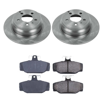 Callahan Brake Parts® - Plain Rear Brake Kit