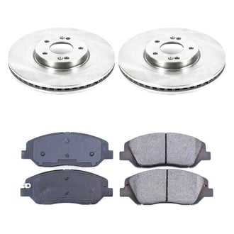 Callahan Brake Parts® - Plain Front Brake Kit