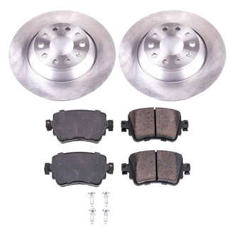Callahan Brake Parts® - Plain Rear Brake Kit
