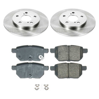 Callahan Brake Parts® - Plain Rear Brake Kit