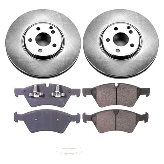 Callahan Brake Parts® - Plain Front Brake Kit