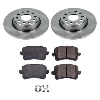 Callahan Brake Parts® - Plain Rear Brake Kit