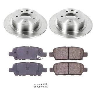 Callahan Brake Parts® - Plain Rear Brake Kit
