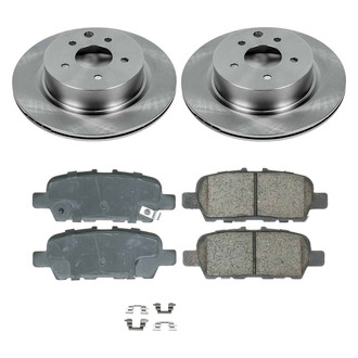 Callahan Brake Parts® - Plain Rear Brake Kit