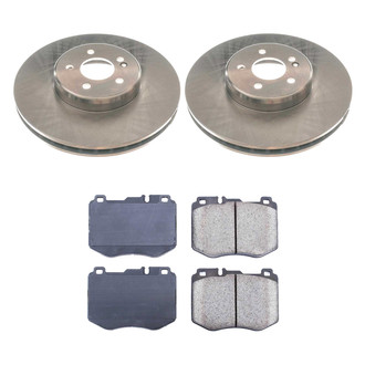 Callahan Brake Parts® - Plain Front Brake Kit