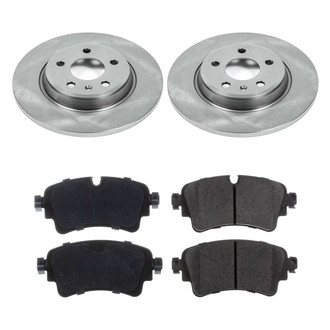 Callahan Brake Parts® - Plain Rear Brake Kit