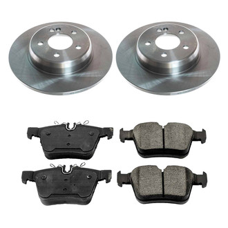 Callahan Brake Parts® - Plain Rear Brake Kit