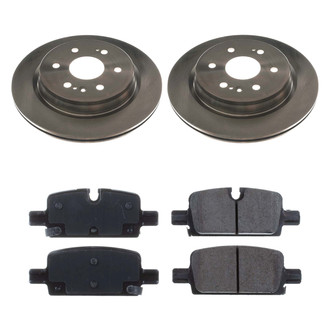 Callahan Brake Parts® - Plain Rear Brake Kit