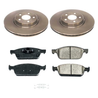 Callahan Brake Parts® - Plain Front Brake Kit