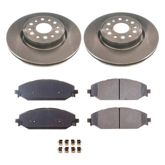 Callahan Brake Parts® - Plain Front Brake Kit