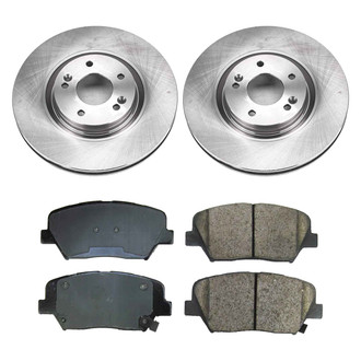 Callahan Brake Parts® - Plain Front Brake Kit