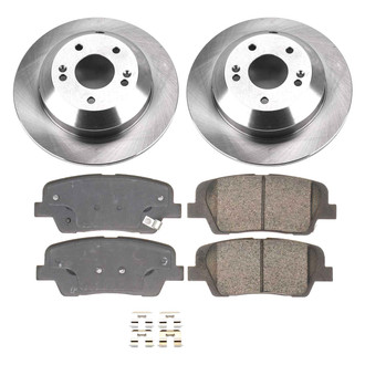 Callahan Brake Parts® - Plain Rear Brake Kit
