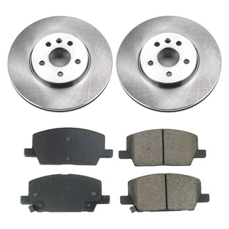 Callahan Brake Parts® - Plain Front Brake Kit