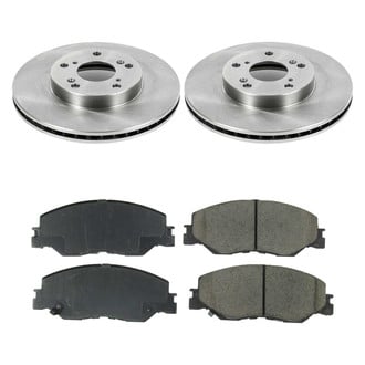 Callahan Brake Parts® - Plain Front Brake Kit