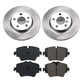 Callahan Brake Parts® - Plain Front Brake Kit