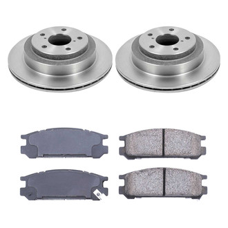 Callahan Brake Parts® - Plain Rear Brake Kit