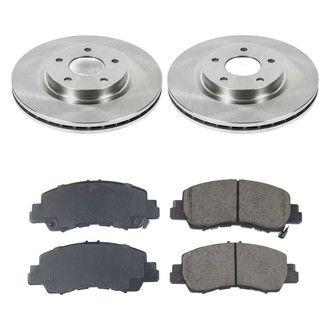 Callahan Brake Parts® - Plain Front Brake Kit