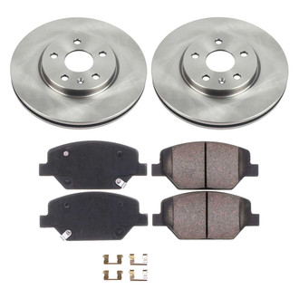 Callahan Brake Parts® - Plain Front Brake Kit