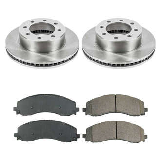 Callahan Brake Parts® - Plain Front Brake Kit