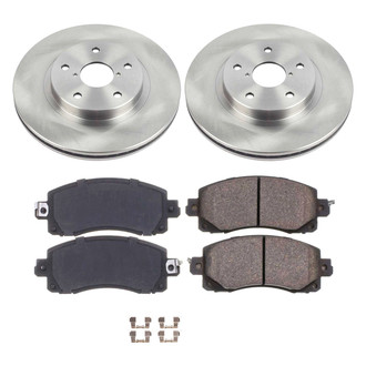 Callahan Brake Parts® CKO115424 - Plain Front Brake Kit