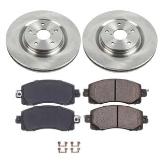 Callahan Brake Parts® - Plain Front Brake Kit