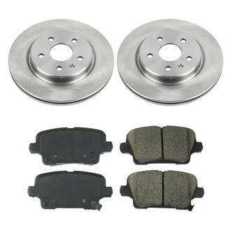 Callahan Brake Parts® - Plain Rear Brake Kit