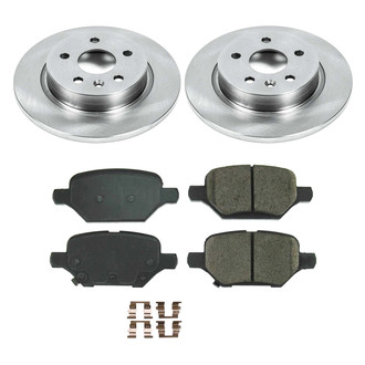 Callahan Brake Parts® - Plain Rear Brake Kit