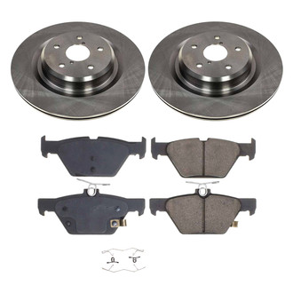 Callahan Brake Parts® - Plain Rear Brake Kit