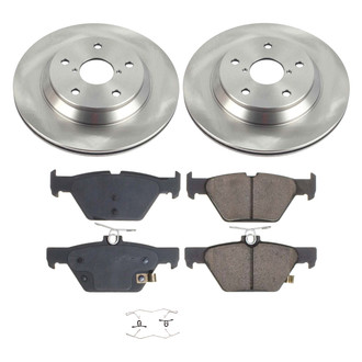 Callahan Brake Parts® - Plain Rear Brake Kit