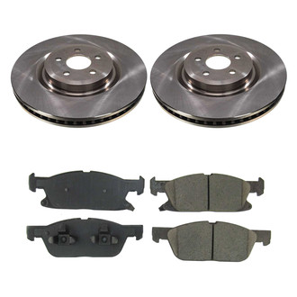 Callahan Brake Parts® - Plain Front Brake Kit