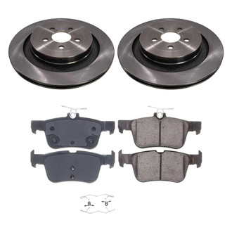Callahan Brake Parts® - Plain Rear Brake Kit