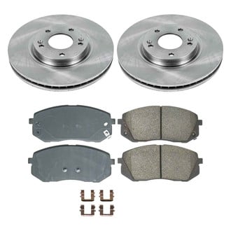 Callahan Brake Parts® - Plain Front Brake Kit