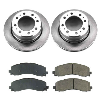 Callahan Brake Parts® - Plain Rear Brake Kit