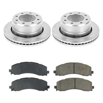 Callahan Brake Parts® - Plain Rear Brake Kit