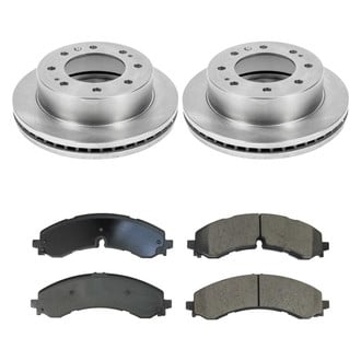 Callahan Brake Parts® - Plain Front Brake Kit