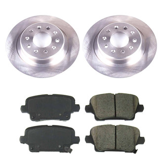 Callahan Brake Parts® - Plain Rear Brake Kit