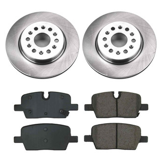 Callahan Brake Parts® - Plain Rear Brake Kit