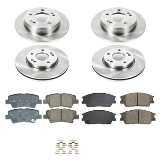 Callahan Brake Parts® - Plain Brake Kit